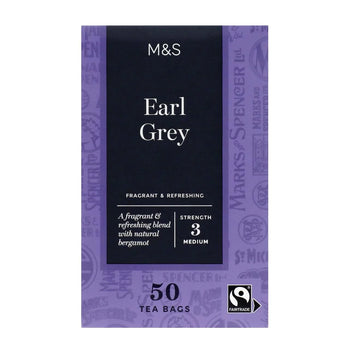 M&S Fairtrade Earl Grey Bolsas de té 50 por paquete