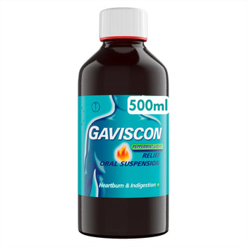 Gaviscon Liquid Heartburn & Indigestion Relief Peppermint Fabor 600ml