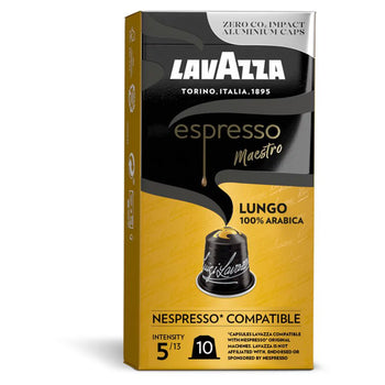 Lavazza Espresso Lungo Aluminium Nespresso Capsules compatibles 10 par paquet
