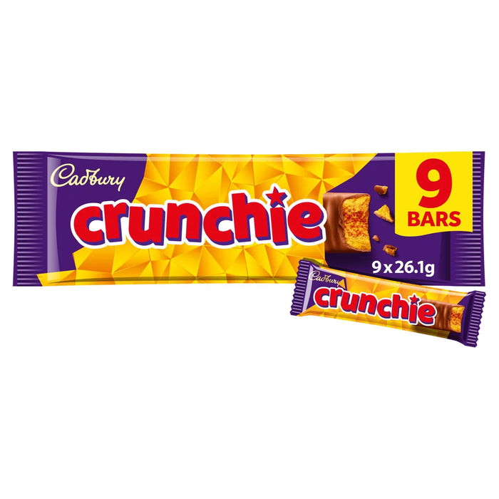 Cadbury Crunchie Schokoladen -Bar Multipack 10 x 26g