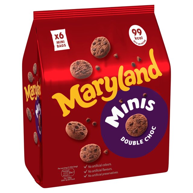 Maryland Mini Cookies Doppelschokolade 6 x 19,8g