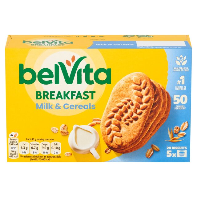 Belvita Milch & Müsli Frühstück Kekse 5 x 45 g