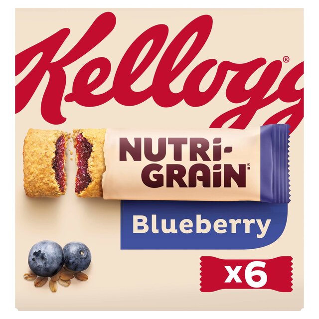 Blearberberge nutri-grain de Kellogg 6 x 37g