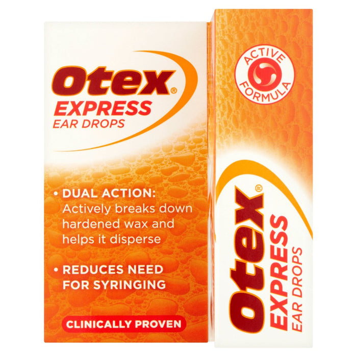 Gouttes d'oreilles Otex Express 10 ml