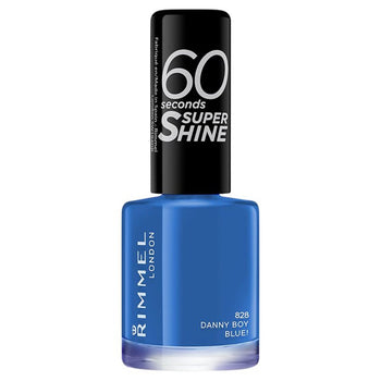 Rimmel 60 Seconds Super Shine Nail Polish Danny Boy Blue 8ml
