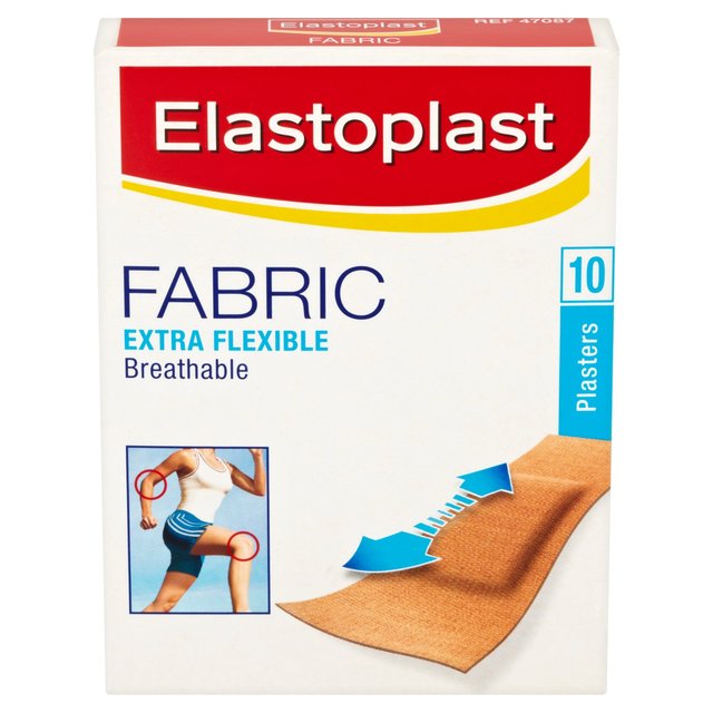 Tastas de tela de elastoplast Extra flexible y transpirable 10 por paquete