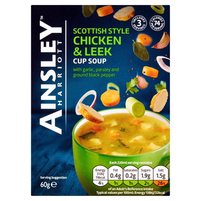 Ainsley Harriott Scottish Chicken & Leek Cup Suppe 60g