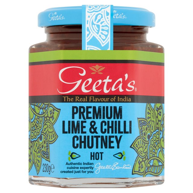Chutney de lima y chile Geeta's 230g 