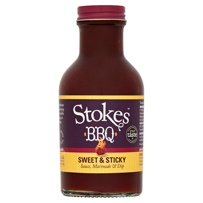 Stokes Sauce barbecue sucrée et collante 325G