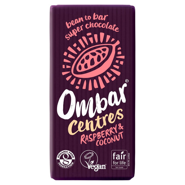 Centres Ombar Raspberry & Coconut Chocolate 35G