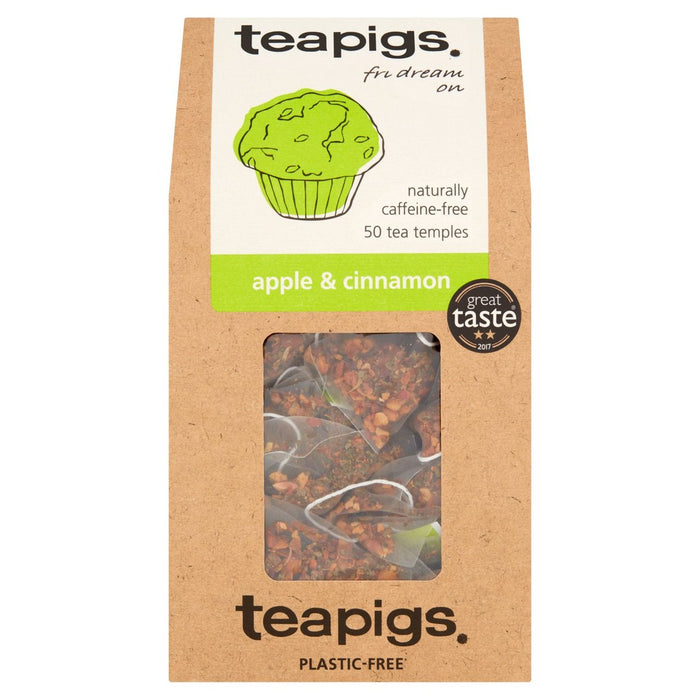 Teapigs Apfel- und Zimt -Teebeutel 50 pro Packung