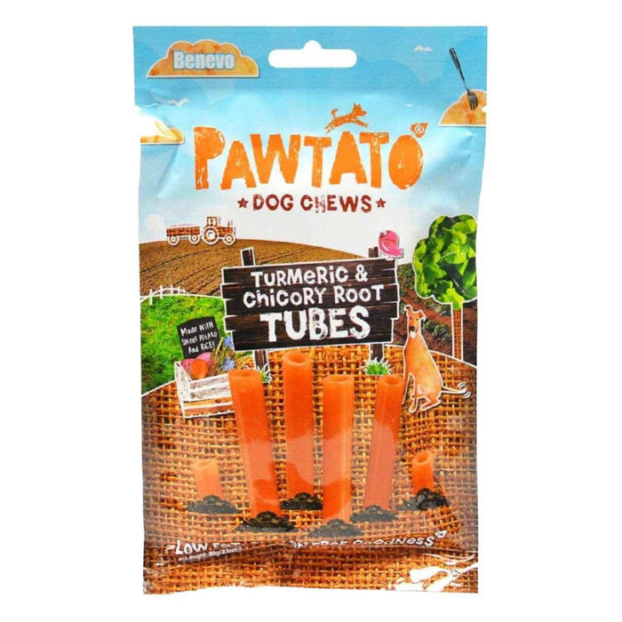 Pawtato Turmame & Chicory Root Root Teuges Vegan Dog Treats 90g